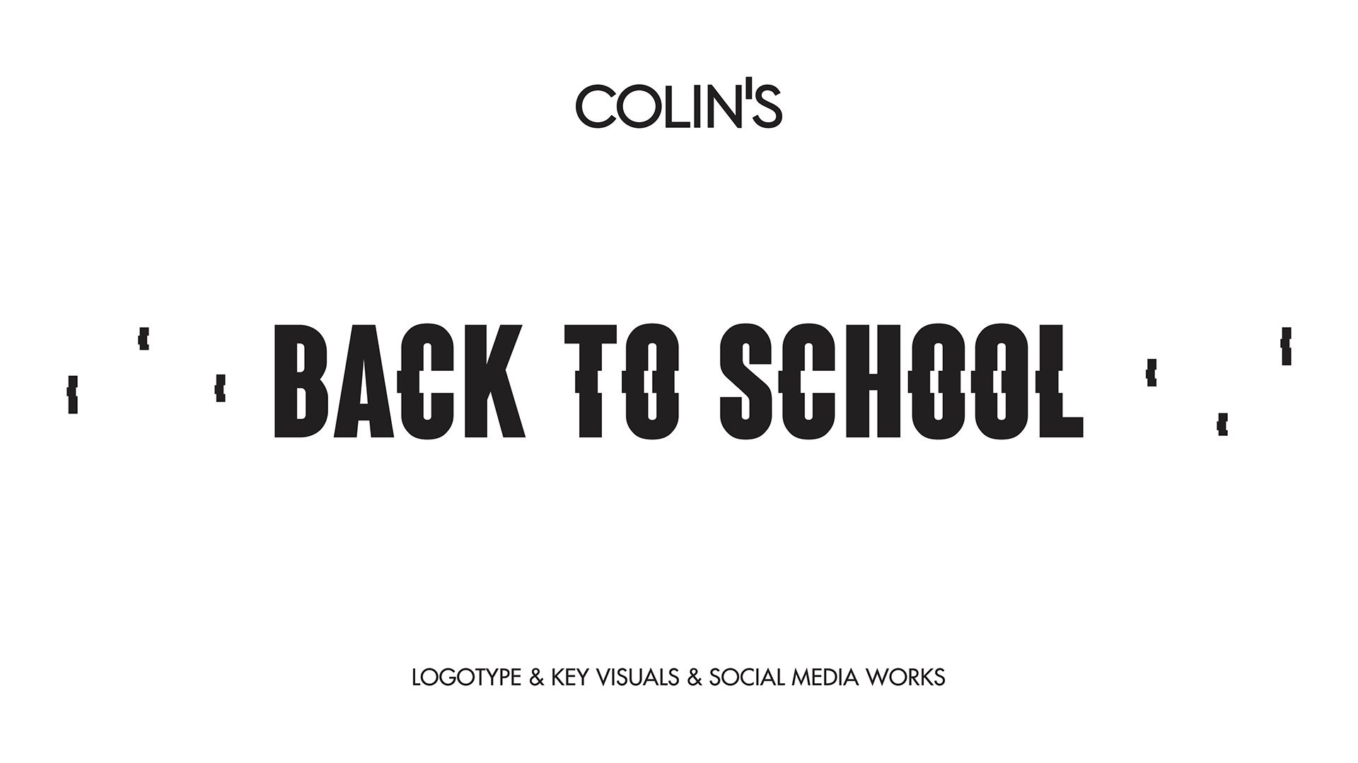 Colin's Back to School key visual 1