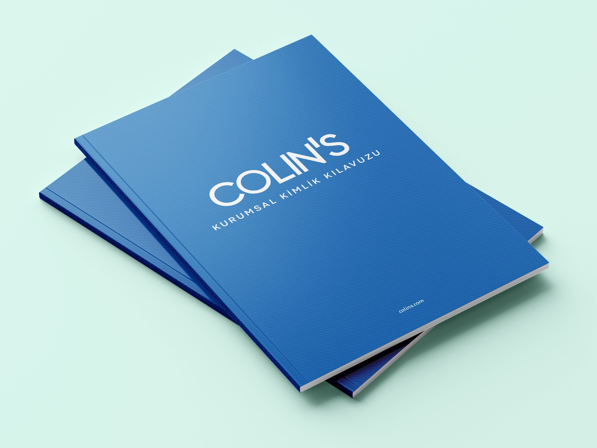 Colin's corporate identity manual page 1 mockup