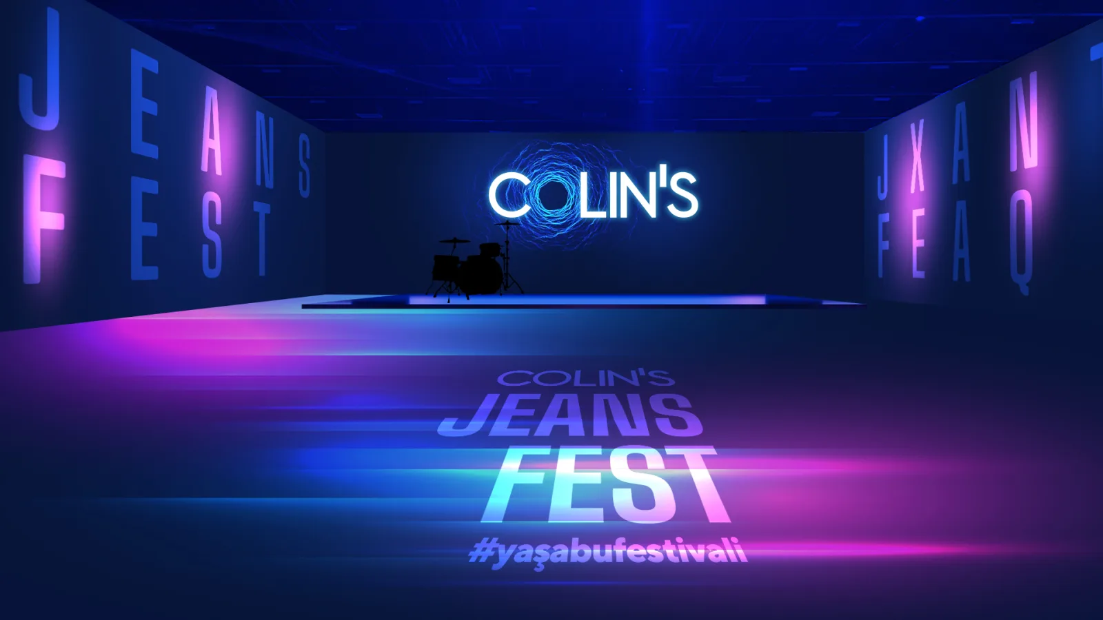 Jeans Fest experience room mockup