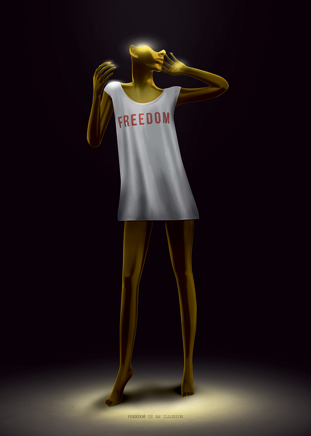 Freedom poster black version
