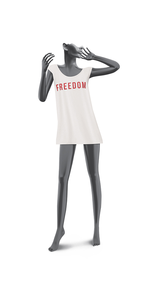 Freedom white mobile wallpaper